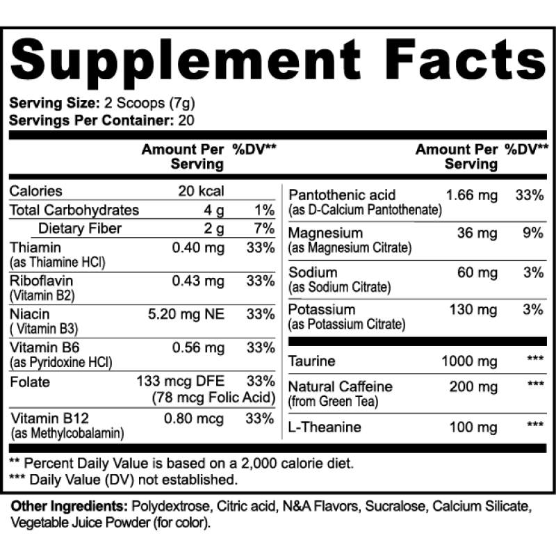 Energy Powder (Fruit Punch)