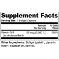 Vitamin D3 2,000 IU